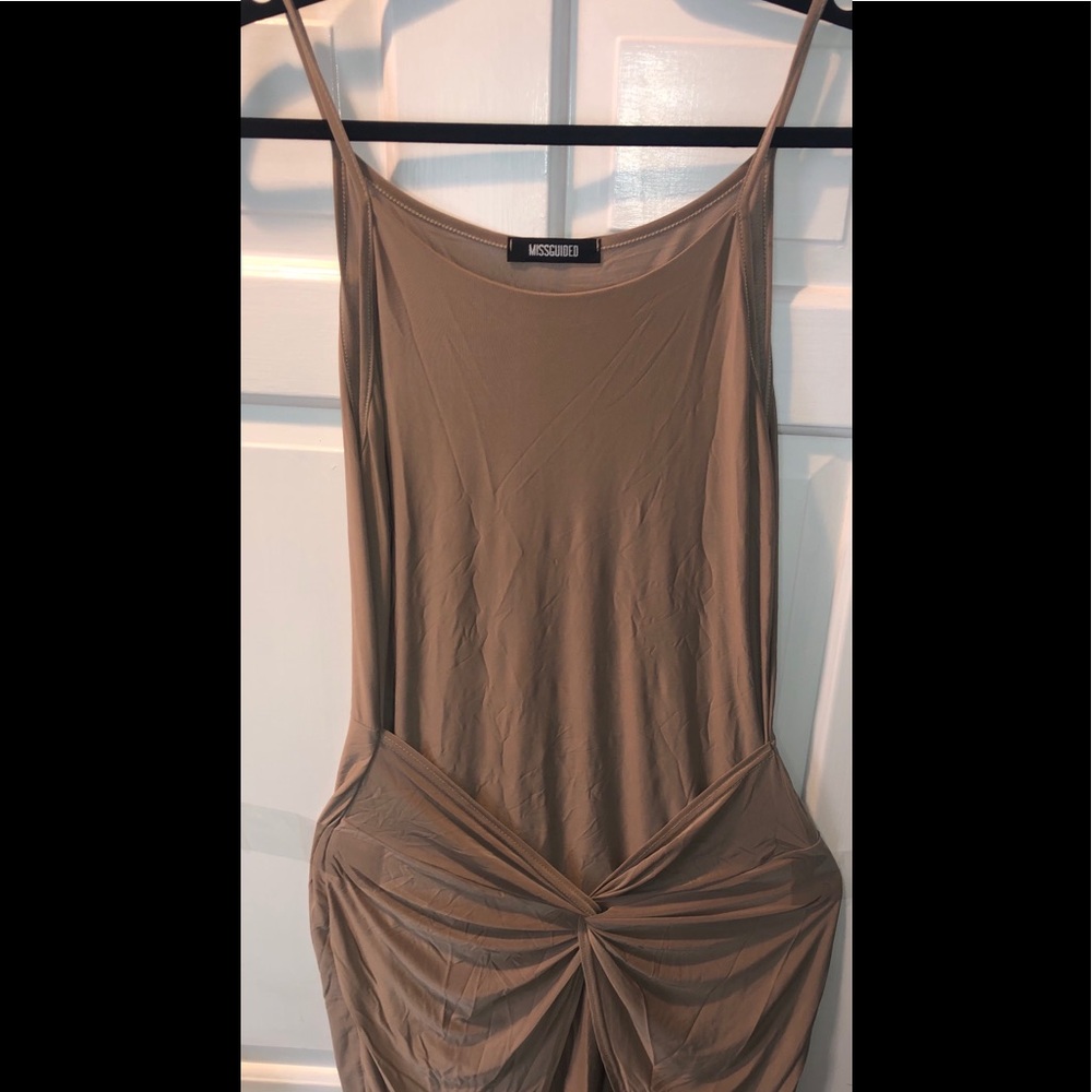 Nude Sleeveless Dress